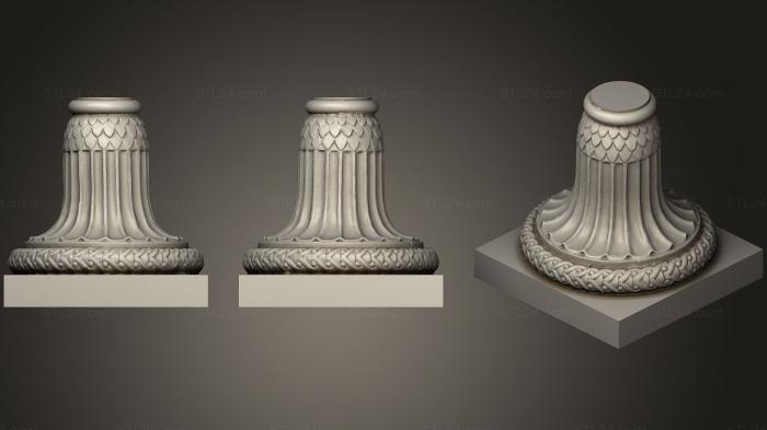Резные Декоры (Основание, CARVD_0041) 3D модель для ЧПУ станка